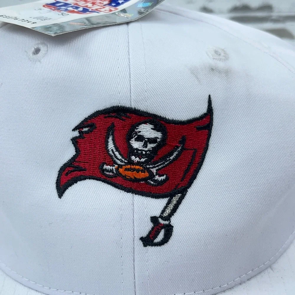 Vintage Tampa Bay Buccaneers Hat Cap Snap Back Plain Logo Adjustable Y2K 00s‎ *